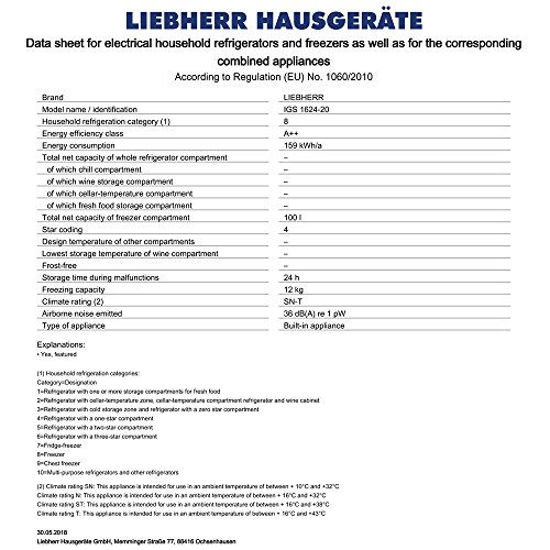 Liebherr IGS 1624 - 6
